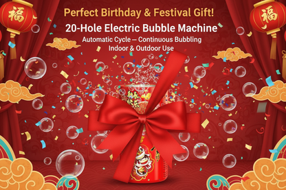 Automatic Bubble Machine — Electric Bubble Blower Toy for Kids