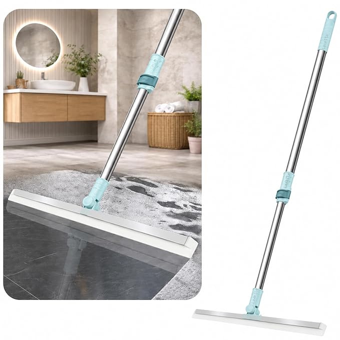 Floor Wiper with Silicone Mop