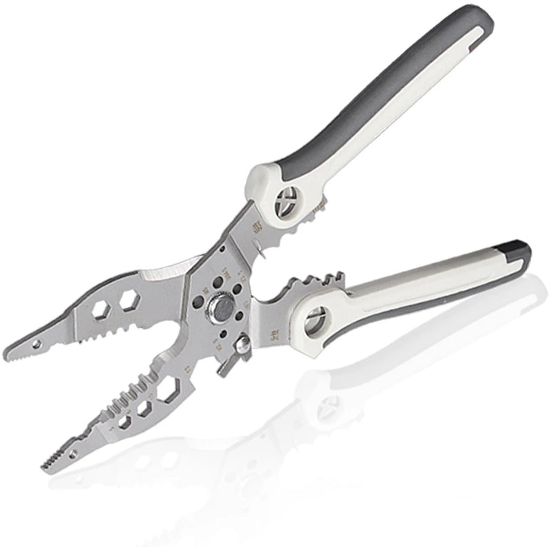 Multifunctional Wire Stripper Combination Snap Ring Plier (Length : 8 inch)
