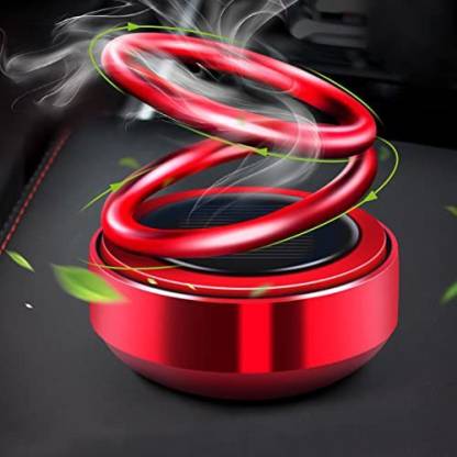 Classic Air Freshener Cleaner Dashboard Air Freshener Solar Energy Black