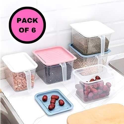 Unbreakable Kitchen Storage Basket Set — Pack of 6