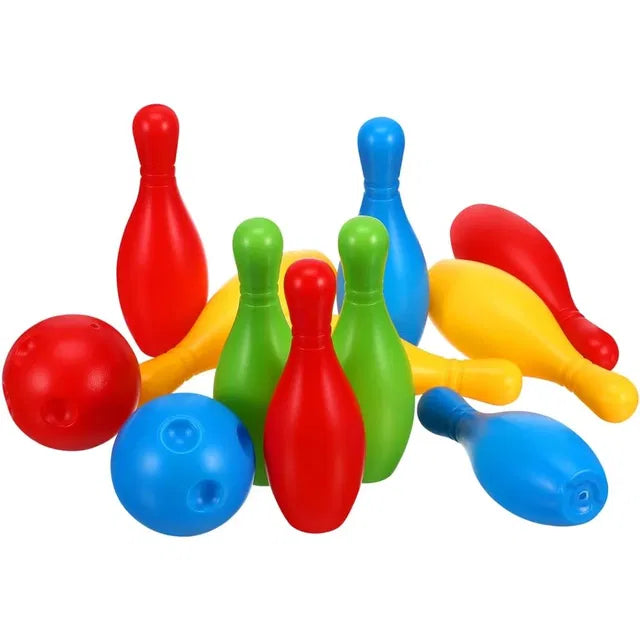 Bowling Game Set for Kids — 10 Pins & 2 Balls Indoor Fun Toy