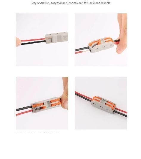 Reusable Quick Electrical Wire Cable Connectors Terminal Block — Pack of 3