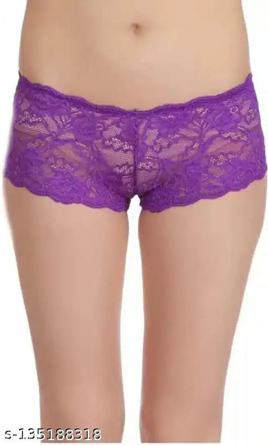 Net Briefs for Women (Purple, 10XL)