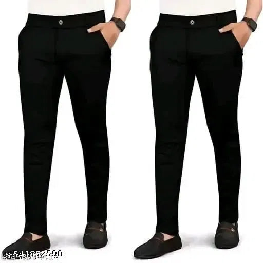 Cotton Trouser for Men — Pack of 3 Premium Daily Wear Trousers (S-XXL)
