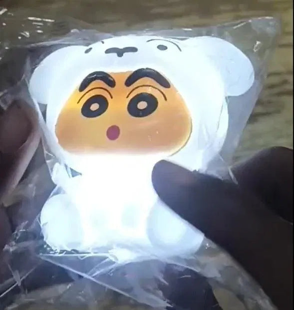 Crayon Shin-chan Shiro LED Night Light Lamp — Cute Anime Desk Lamp