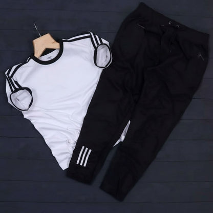 Summer tracksuit (White & Black)