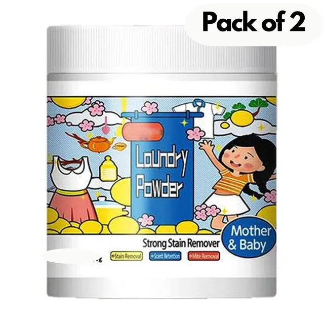 Laundry Powder Strong Stain Remover — 400g (Pack of 2)