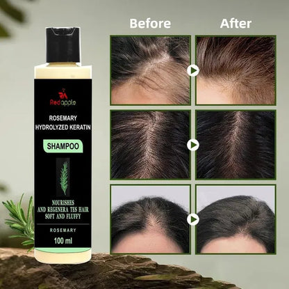 Rosemary Hydrolyzed Keratin Shampoo 100 ml Pack of 2