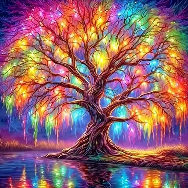 5D Diamond Art Painting Kit for Adults & Beginners — Tree Design DIY Craft Set