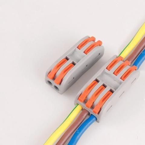 Reusable Quick Electrical Wire Cable Connectors Terminal Block — Pack of 3