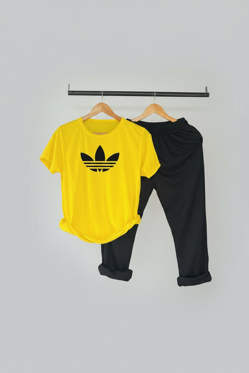 Summer tracksuit (Yellow & Black)