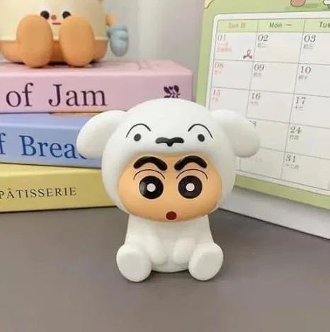 Crayon Shin-chan Shiro LED Night Light Lamp — Cute Anime Desk Lamp
