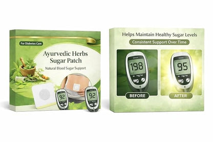 Natural Blood Sugar Support Patch — Diabetic Herbal Patch (Pack of 2)