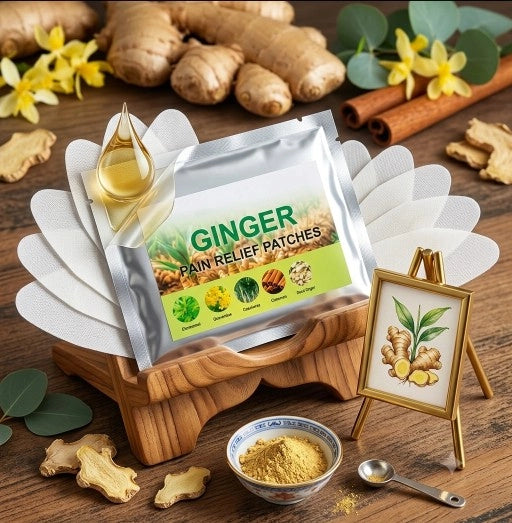 Ginger Pain Relief Patches 10pcs (Pack of 1)