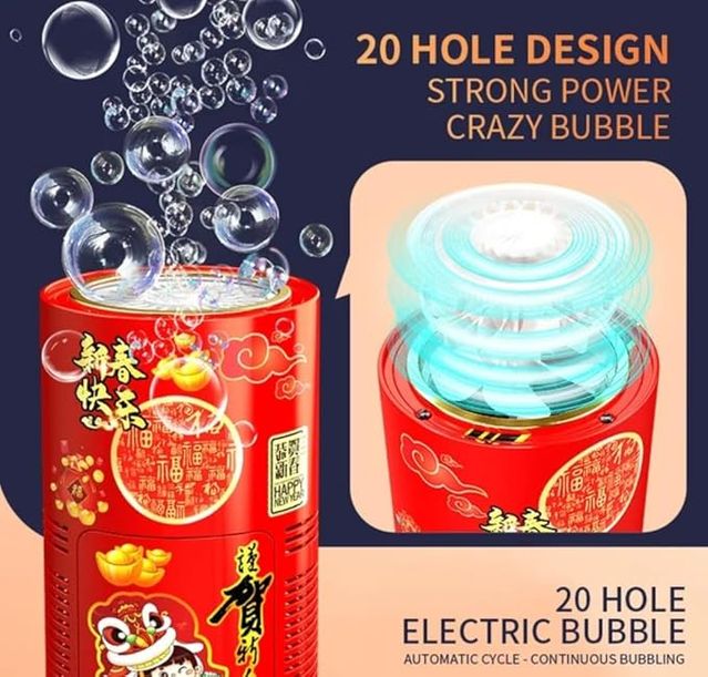 Automatic Bubble Machine — Electric Bubble Blower Toy for Kids