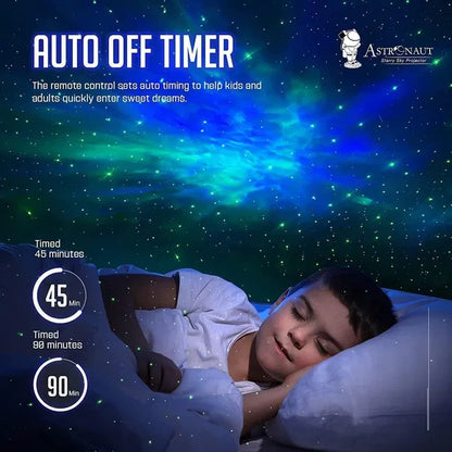 Astronaut Galaxy Projector — 360° Magnetic Head Rotation with Remote Control