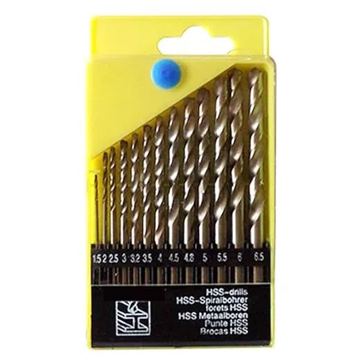 Drill Bits Set — For Wood, Malleable Iron, Aluminium & Plastic (Multi-Material Drill Bit Set)