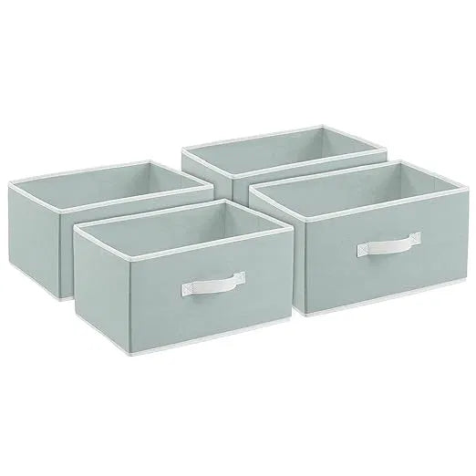 Collapsible Fabric Wardrobe Organiser — Foldable Storage Box with Grab Handles (Pack of 3)