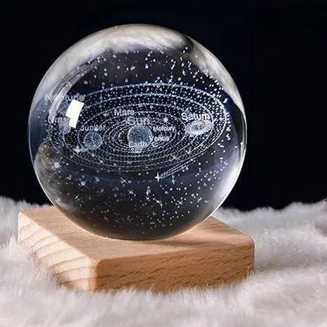 3D Crystal Lamp Ball — Assorted Design LED Night Light