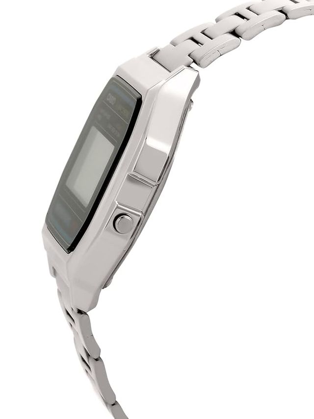 Casio A158W Classic Retro Digital Watch — Silver Stainless Steel