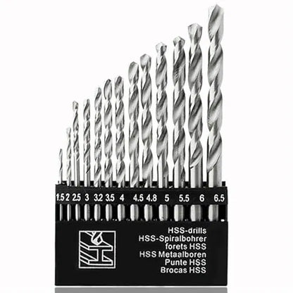 Multi-Material Drill Bits Set — For Wood, Iron, Aluminium & Plastic