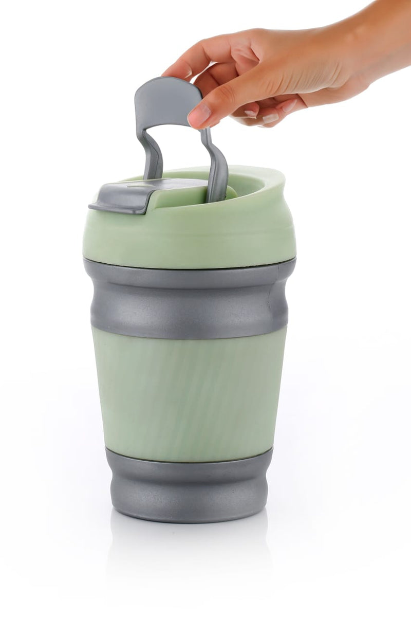 Collapsible Foldable Silicon Cup Convenient Travel Coffee Mug Lids