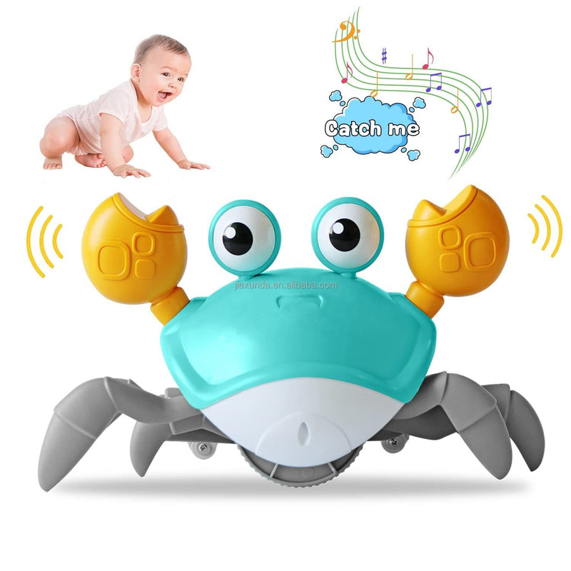 Crab Baby Toy Crawling with Music and LED Light