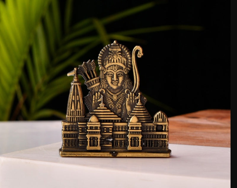 Shree Ram Mandir Ayodhya Temple Model with Lord Ram Idol