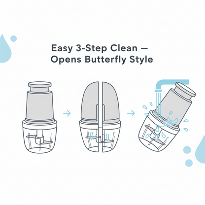 Manual Vegetable & Dry Fruit Chopper with Stainless Steel Blade