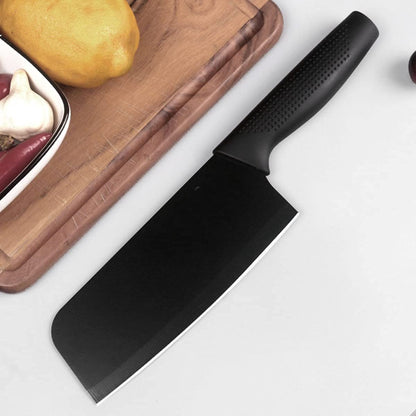 3-Piece Black Kitchen Knife Set