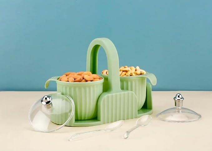 Dry Fruit Container Set with Tray