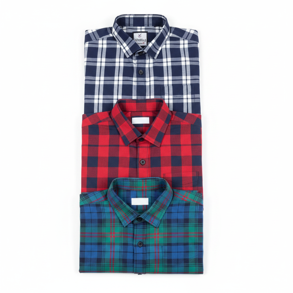 Men's Multicolor Casual Shirts — Pack of 3
