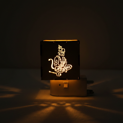 Hanuman Aroma Burner & Night Lamp — Spiritual Fragrance Diffuser Home Decor