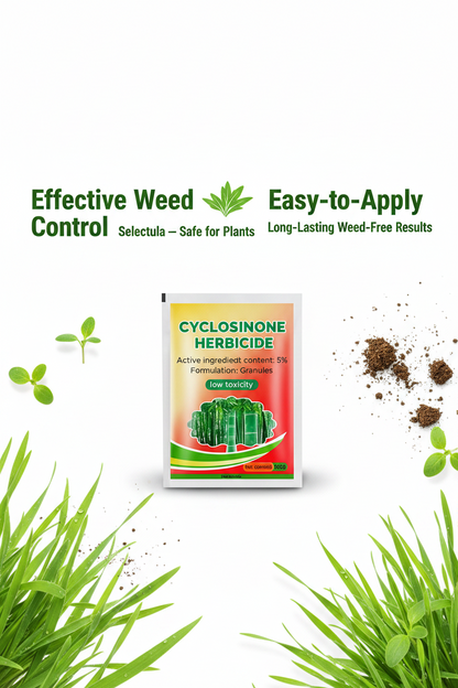 Cyclosinone Herbicide Granules — Selective Weed Killer for Gardens & Lawns