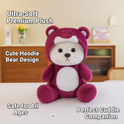 Hoodie Teddy Bear — Cute Stuffed Animal Soft Toy for Kids & Gifting