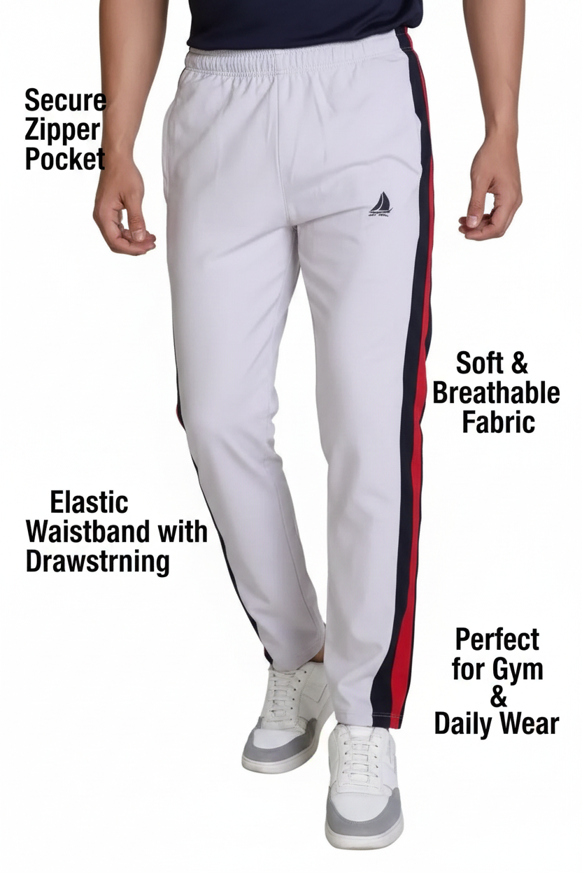 Plain Jogger with Zipper Pocket — Comfortable Everyday Jogger Pants for Men