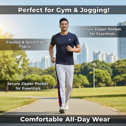 Plain Jogger with Zipper Pocket — Comfortable Everyday Jogger Pants for Men