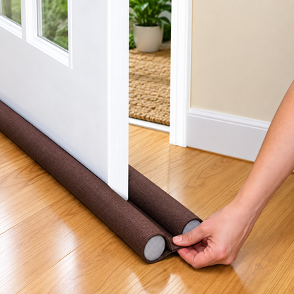 5pcs Door Bottom Sealing Strip Guard for Home Door Fabric Cover