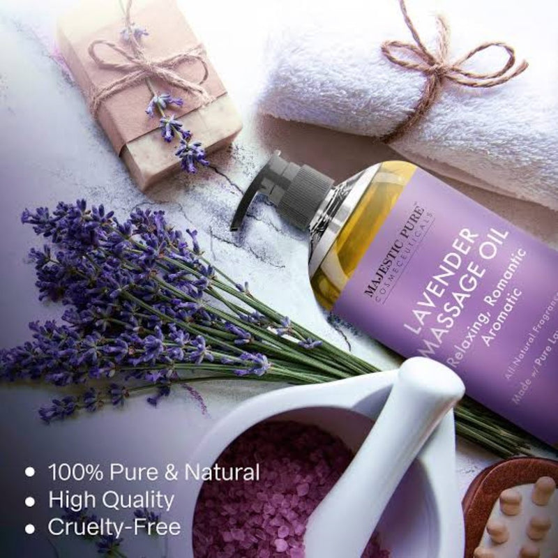 Lavender Massage Oil for Men and Women 100 ML ( Pack Of 2 )