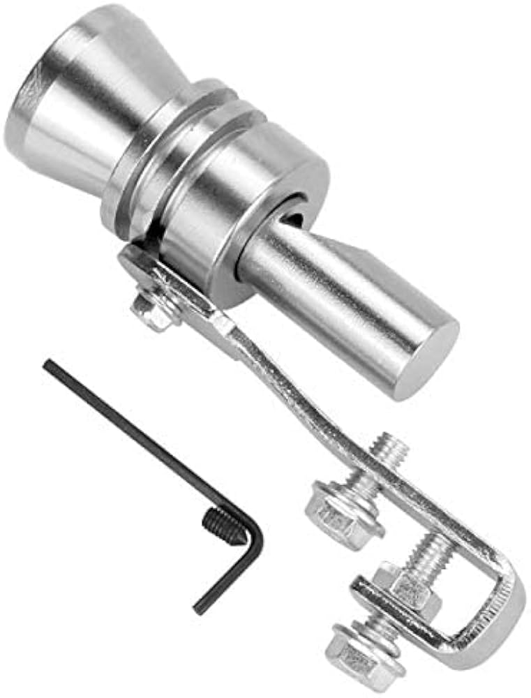 Car Turbo Whistle - Universal Aluminum Car Turbo Sound Whistle Muffler Exhaust Pipe - Blow-off Valve Simulator, for All Vehicles Models