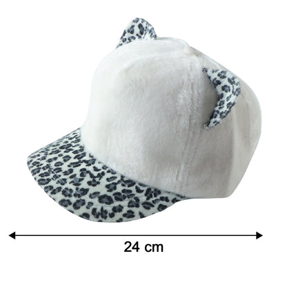 Stylish Cat Ear Designer Cap For Women  Girls (1 Pc)