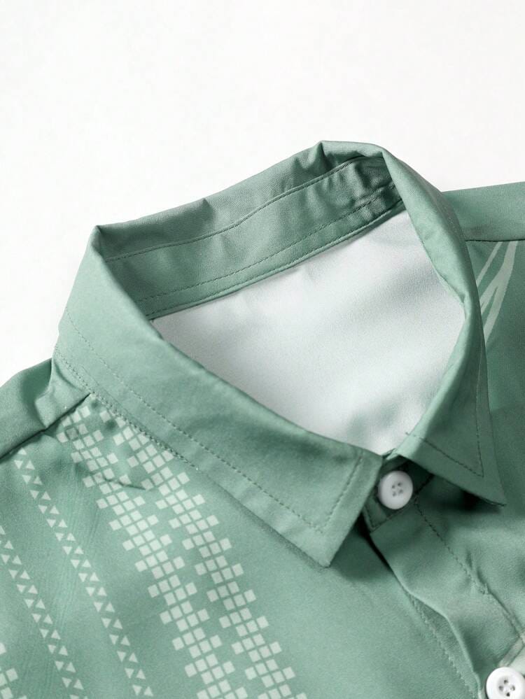 Men Regular, Super Slim Fit Printed Cut Away Collar Casual Shirt