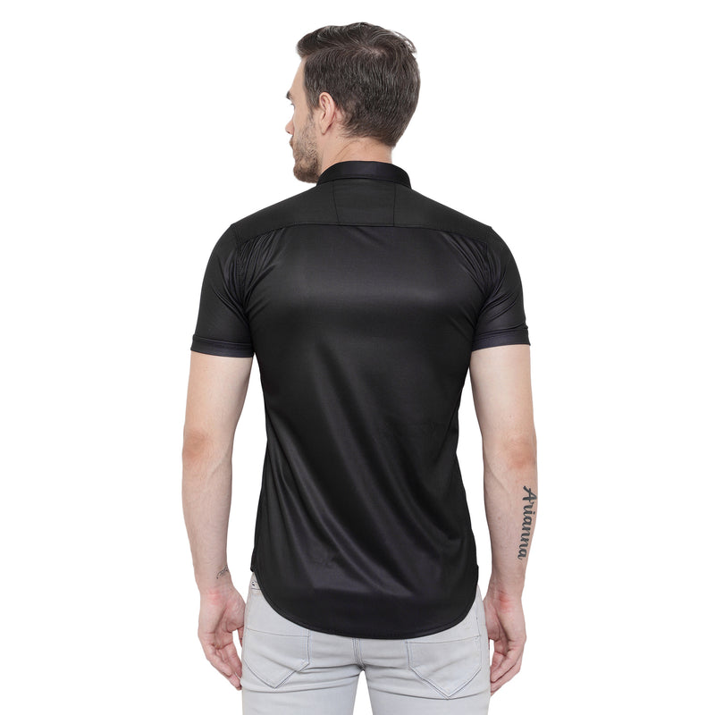 Men Regular, Super Slim Fit Printed Cut Away Collar Casual Shirt