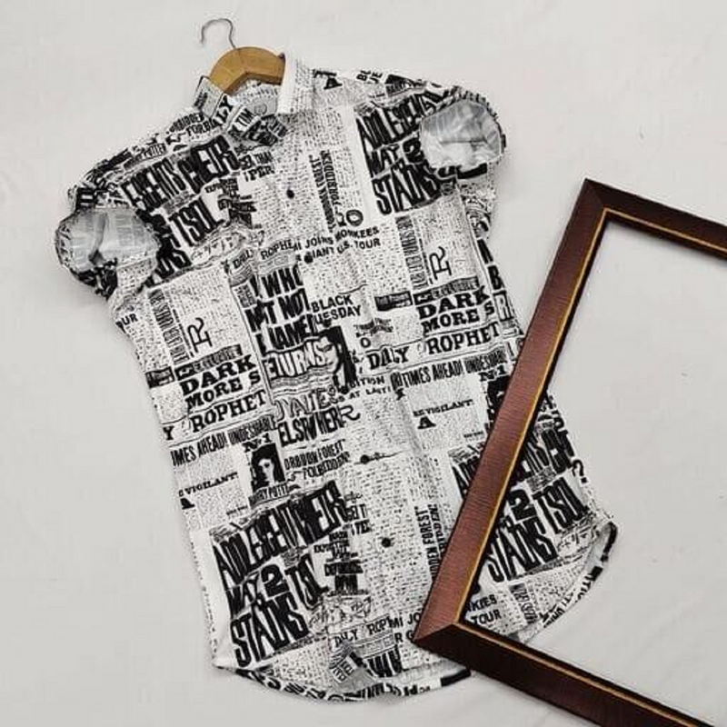 Men Slim Fit Printed Casual Shirt
