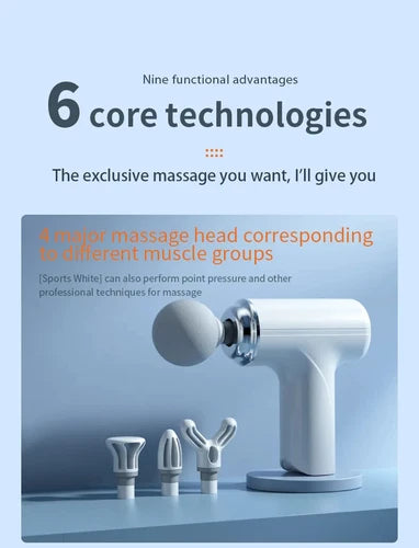 Mini Gun Massager Machine for Pain Relief