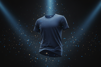 Men's Solid Round Neck Half Sleeve T-Shirt — Pack of 4 (Black, Navy, Steel Blue, Maroon)