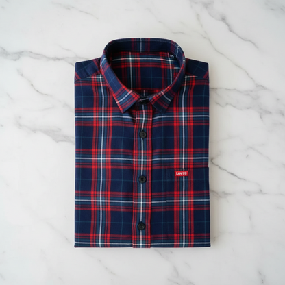 Men's Multicolor Check Shirts — Pack of 3 (Half Sleeve)