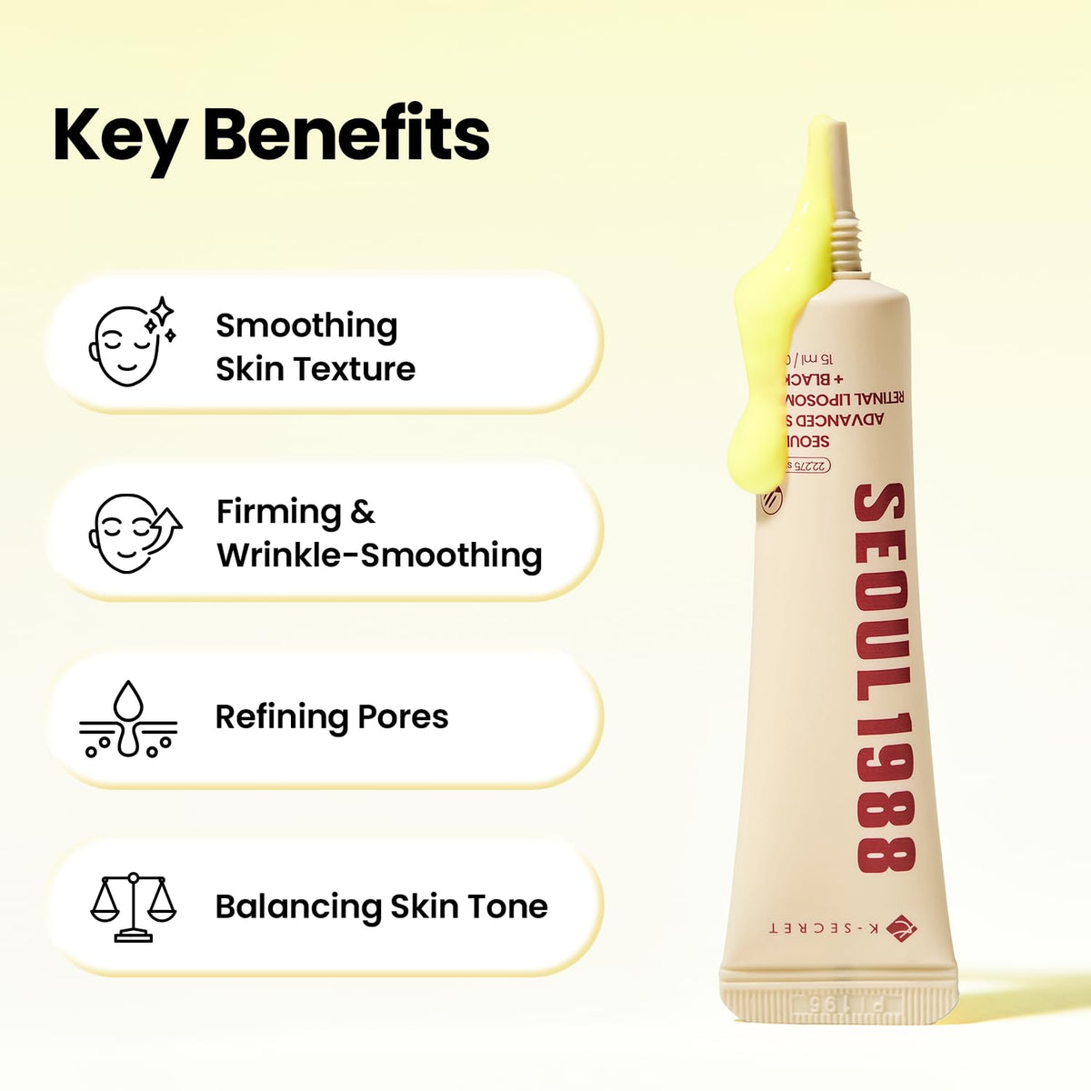 K-SECRET Seoul 1988 Advanced Shot Retinal Liposome 12% + Black Rice