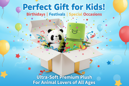 Panda Plush with Bamboo Soft Toy — Cute Stuffed Animal for Kids
